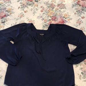 Navy Express Blouse